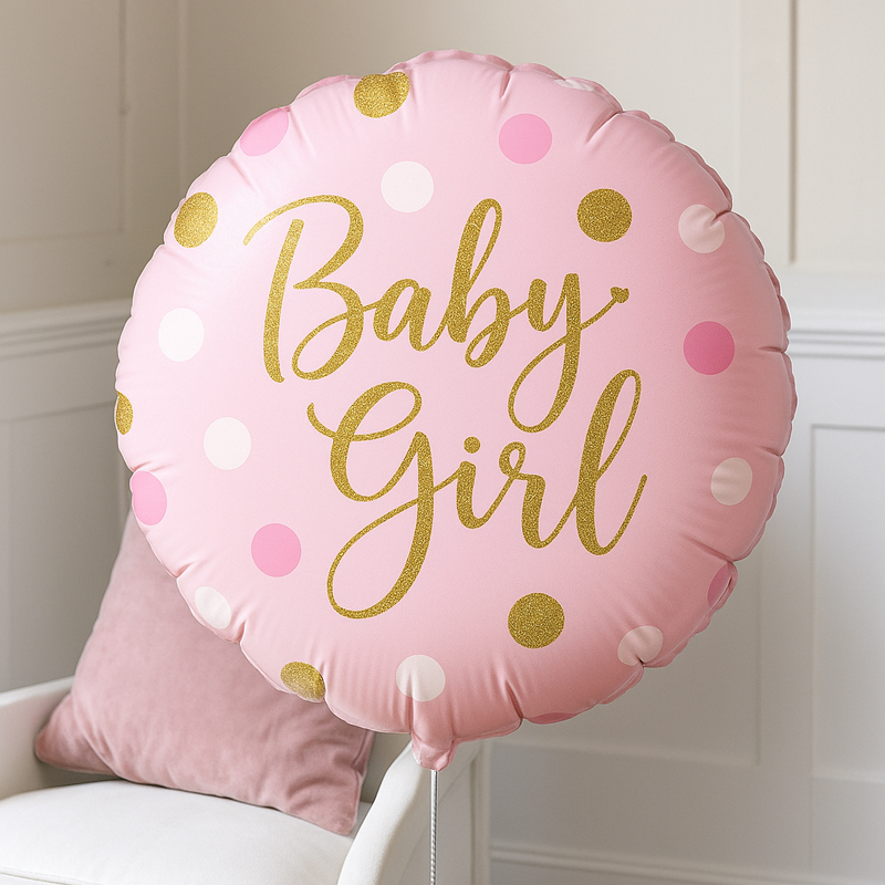 Baby Girl Balloon | Next Day Delivery | Appleyard London
