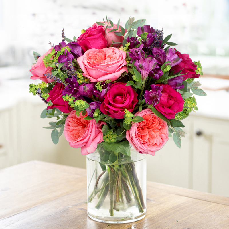 Pomegranate Peony Rose | Vibrant Summer Flowers | Next Day Flower Delivery UK - Blossoming Gifts