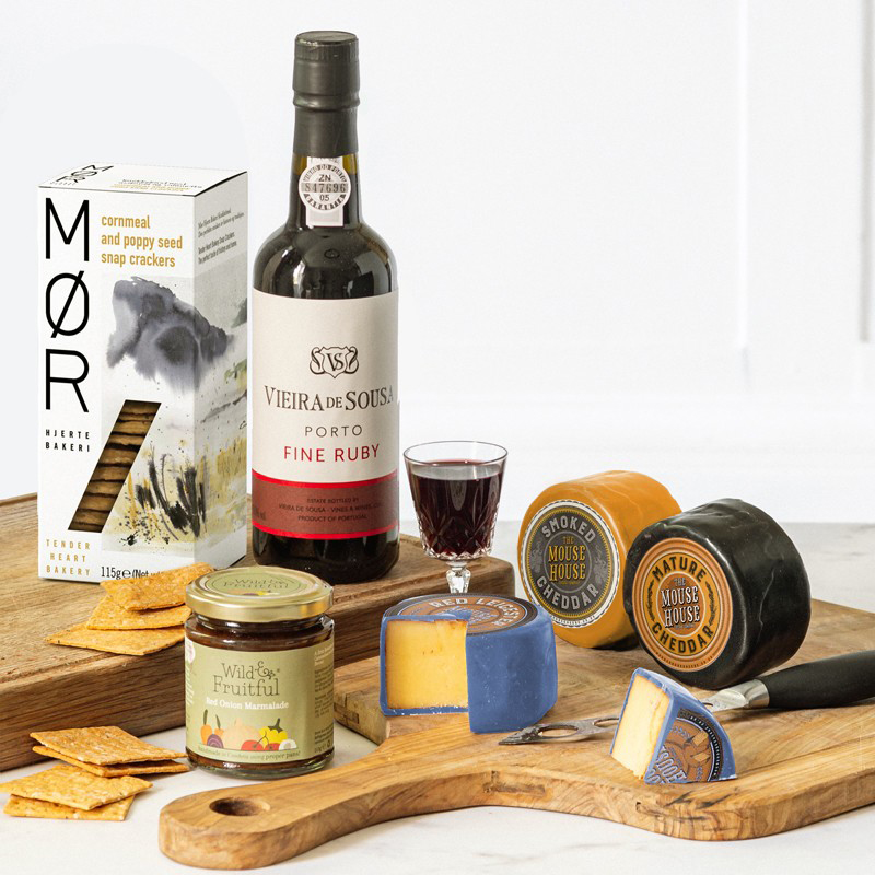 Classic, Cheese and Port Hamper