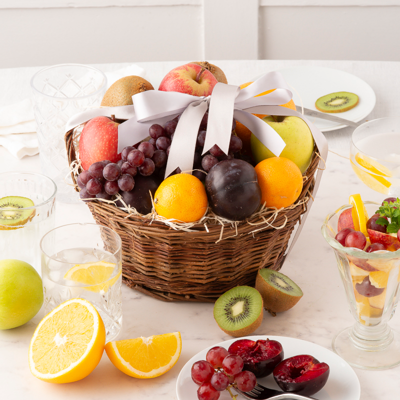 Classic Fruit basket | Classic Fruit basket Hamper | Next Day Delivery | Appleyard London