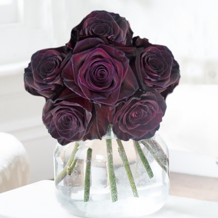 black roses delivery uk