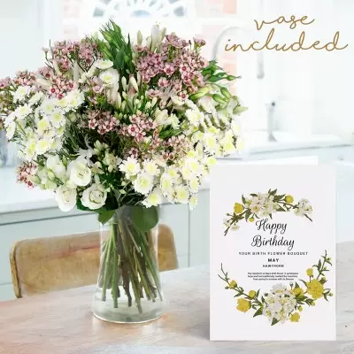 May Birthday Bouquet Gift Set