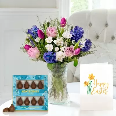 Scents of Spring, Milk Chocolate Chicks & Easter Card