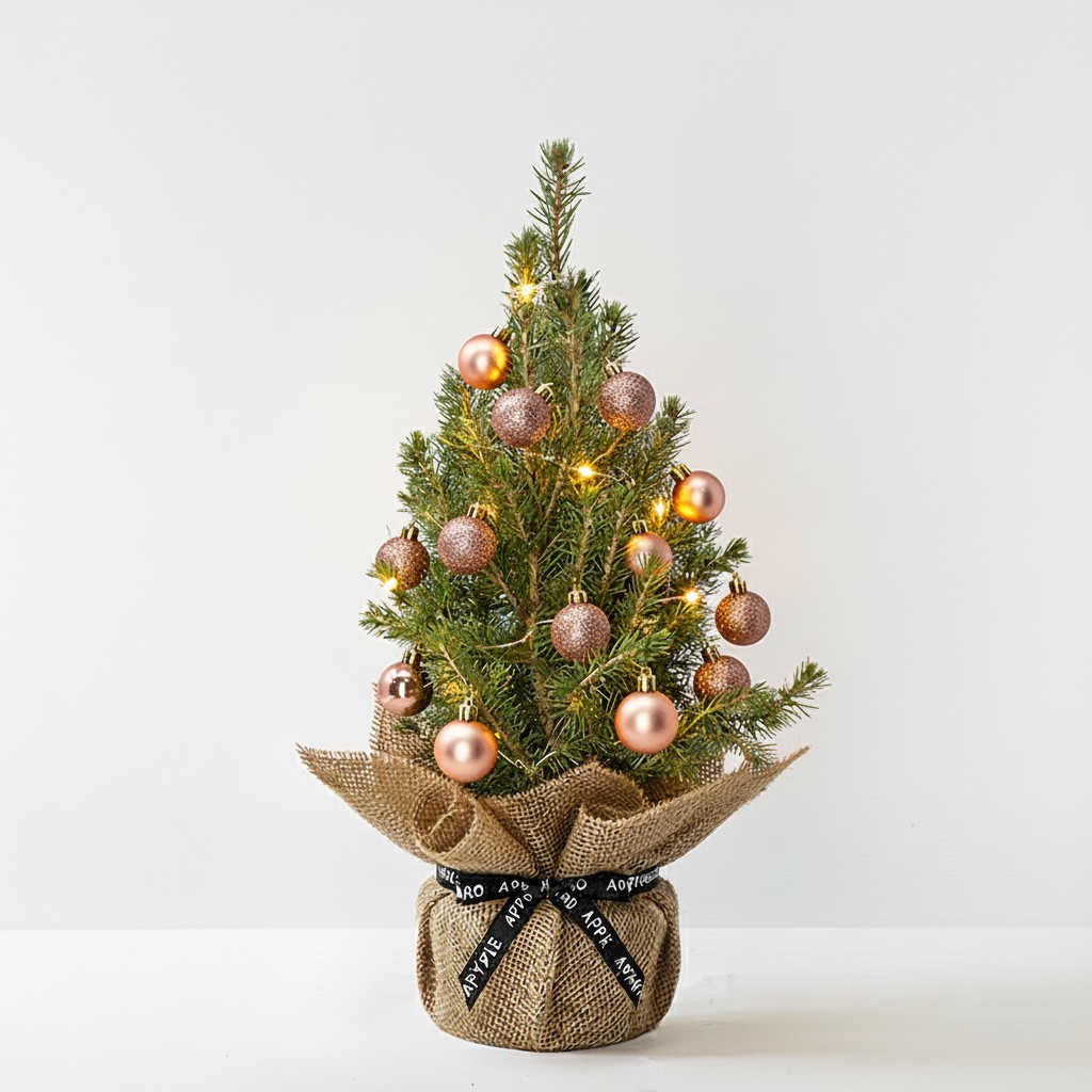 Rose gold Medium christmas tree image