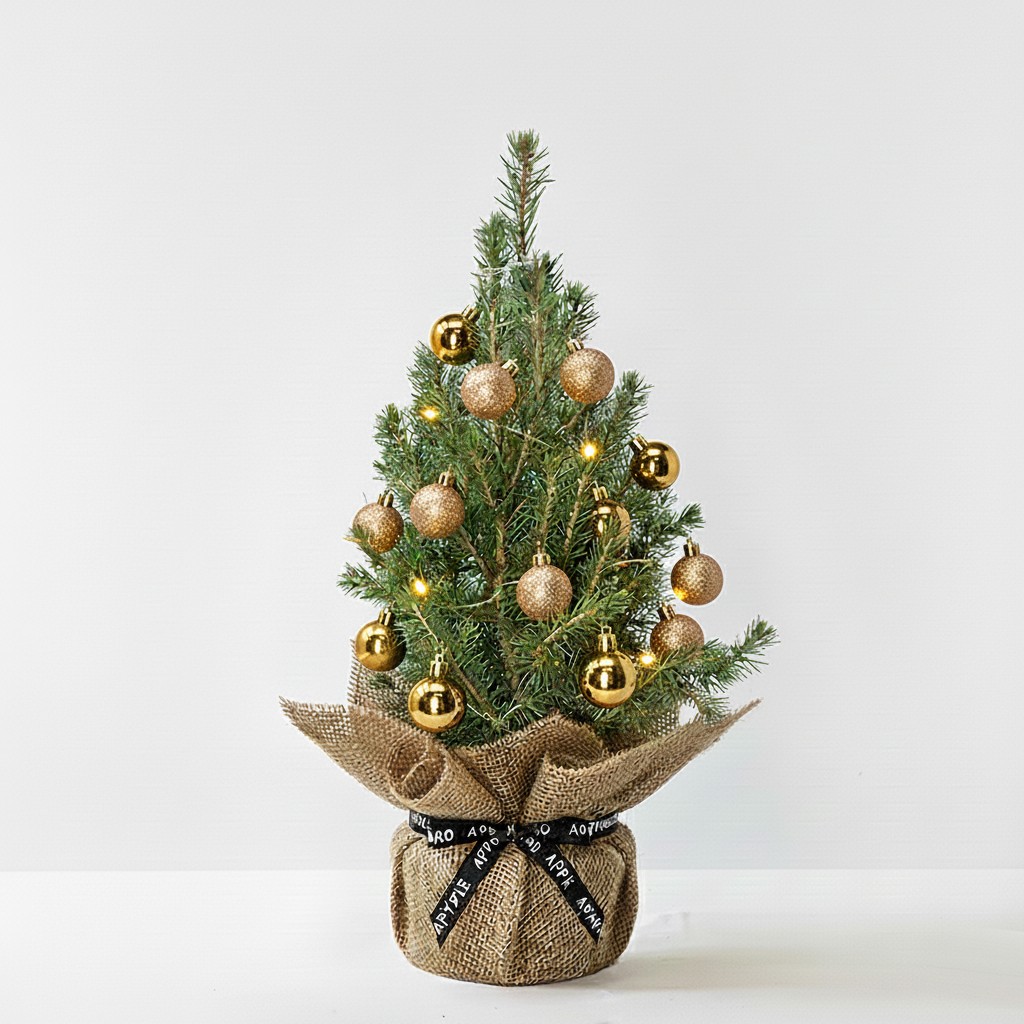 Gold Medium christmas tree image
