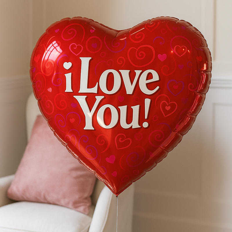 I love you Balloon | Next Day Delivery | Appleyard London