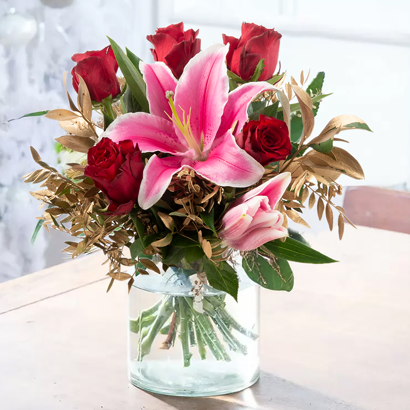 Golden Rose & Lily image